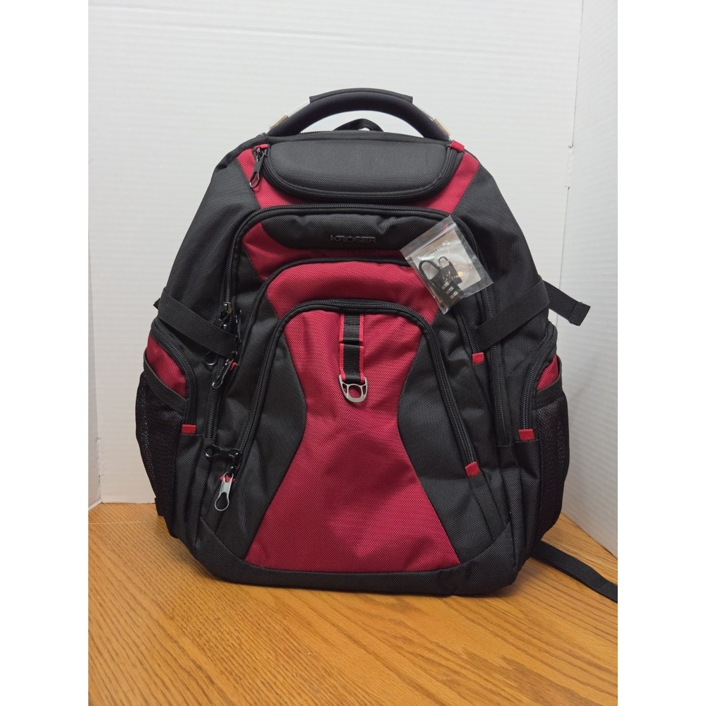 KROSER 17.3" Laptop Backpack XL Computer Bag Hard Shell RFID Water Resist Locks